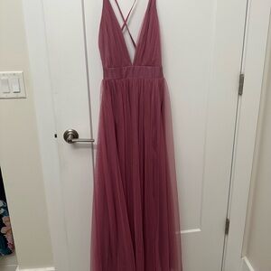 Mauve/Purple Maxi dress